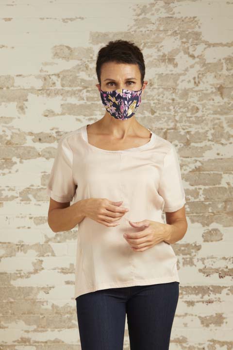 Kate Nude T-Shirt and Ross Mayer Masks